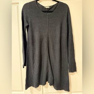 Eileen Fisher Charcoal Knit Tunic